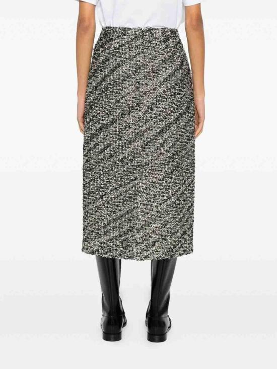 26SS 구찌 미디 스커트 853052ZATQ71173 Black - GUCCI