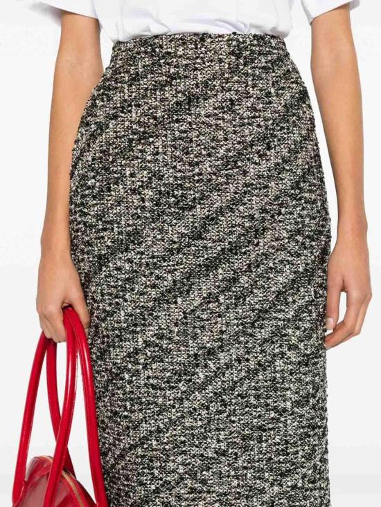 26SS 구찌 미디 스커트 853052ZATQ71173 Black - GUCCI