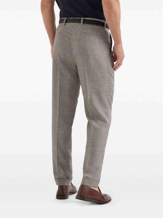 26SS 브루넬로 쿠치넬리 스트레이트 팬츠 MZ419L00HC002 Brown - BRUNELLO CUCINELLI