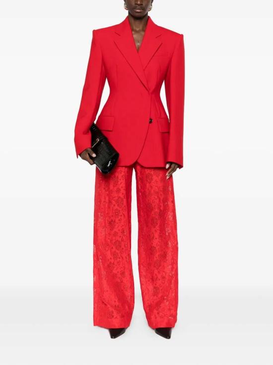 26SS 에르마노 설비노 스트레이트 팬츠 D482P355GQJ81763 Red - ERMANNO SCERVINO