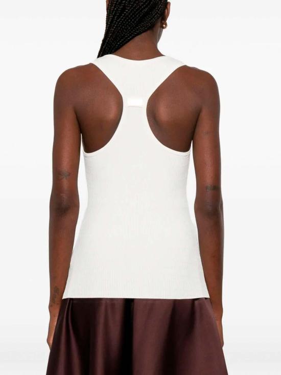 26SS 엘리자베타프랜치 민소매 티셔츠 TK75B61E2360 Cream - ELISABETTA FRANCHI