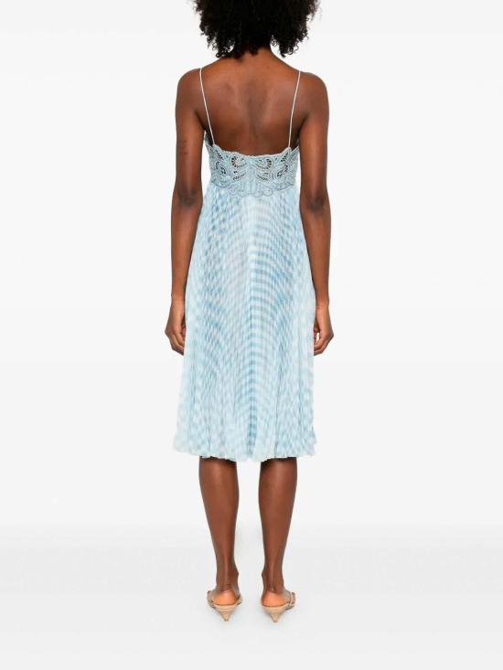 26SS 에르마노 설비노 미디 스커트 D482Q347APVYJS4816 Light Blue - ERMANNO SCERVINO