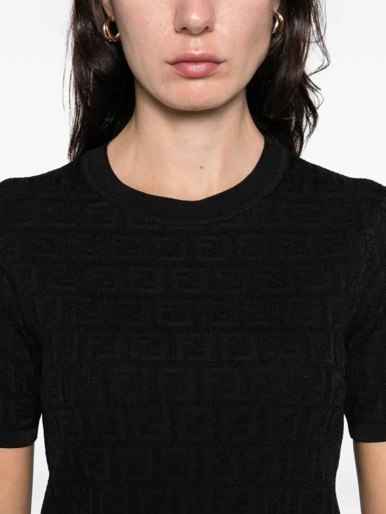 26SS 펜디 반팔 티셔츠 FZXD57AUZRF0GME Black - FENDI