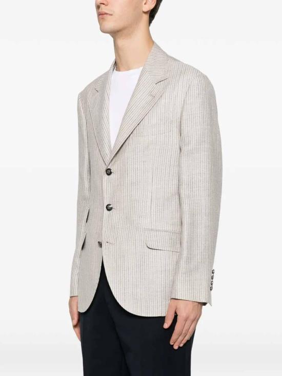 26SS 브루넬로 쿠치넬리 수트 자켓 MZ4117BWD5C021 Beige - BRUNELLO CUCINELLI