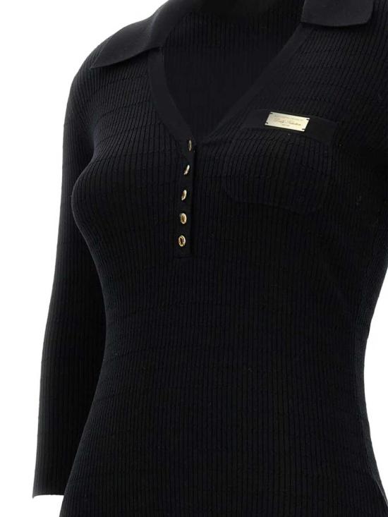 26SS 엘리자베타프랜치 반팔 티셔츠 MK86B61E2110 Black - ELISABETTA FRANCHI