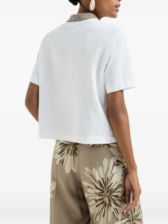 26SS 브루넬로 쿠치넬리 폴로 티셔츠 M0T63EJ105C6159 White - BRUNELLO CUCINELLI