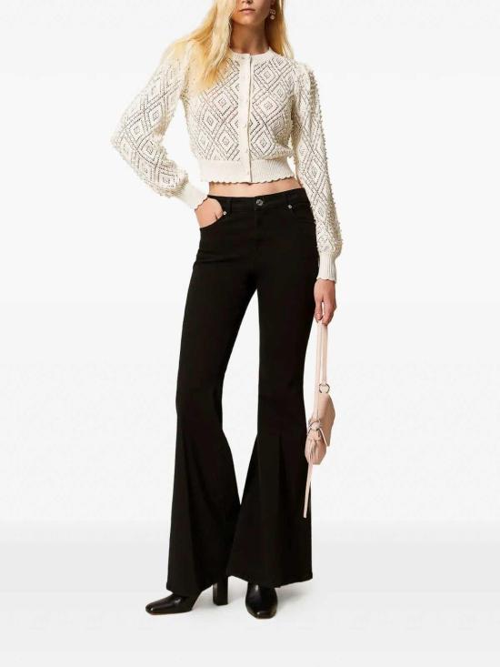 26SS 트윈셋 플레어 팬츠 261TP268000006 Black - TWINSET