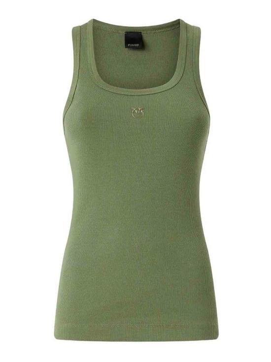 26SS 핑코 민소매 티셔츠 100807A338U84 Green