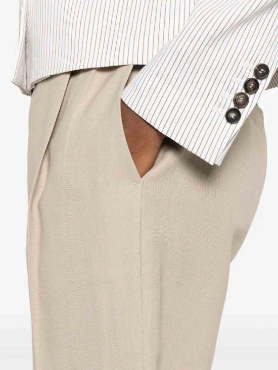 26SS 브루넬로 쿠치넬리 스트레이트 팬츠 MH126P8292C9195 Beige - BRUNELLO CUCINELLI