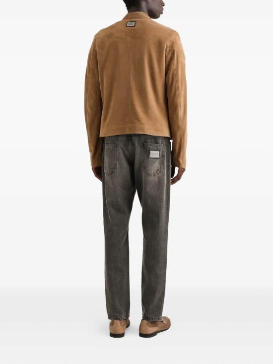 26SS 돌체앤가바나 가죽 자켓 G9BWILHULUUA0405 Camel - DOLCE & GABBANA