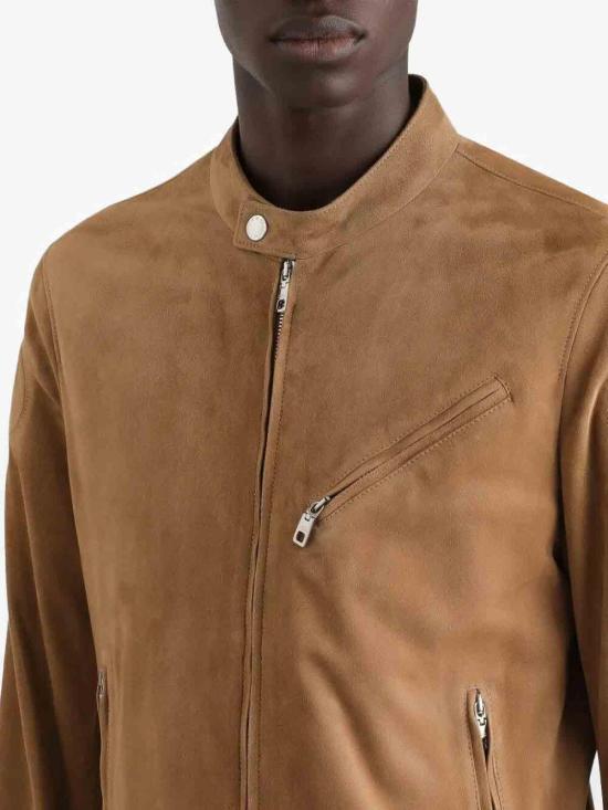 26SS 돌체앤가바나 가죽 자켓 G9BWILHULUUA0405 Camel - DOLCE & GABBANA