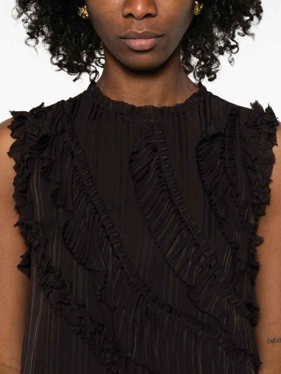 26SS 핑코 민소매 티셔츠 106566A373M28 Brown - PINKO