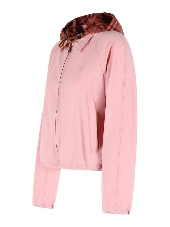 26SS 버버리 크롭 뉴콧 후드 자켓 8118253 Nude Neutrals - BURBERRY