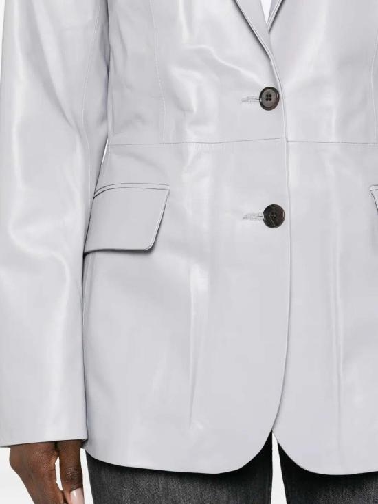 26SS 데사 가죽 자켓 K14962SILVER Light Grey - DESA