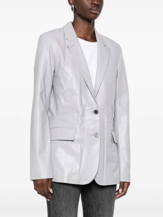 26SS 데사 가죽 자켓 K14962SILVER Light Grey - DESA