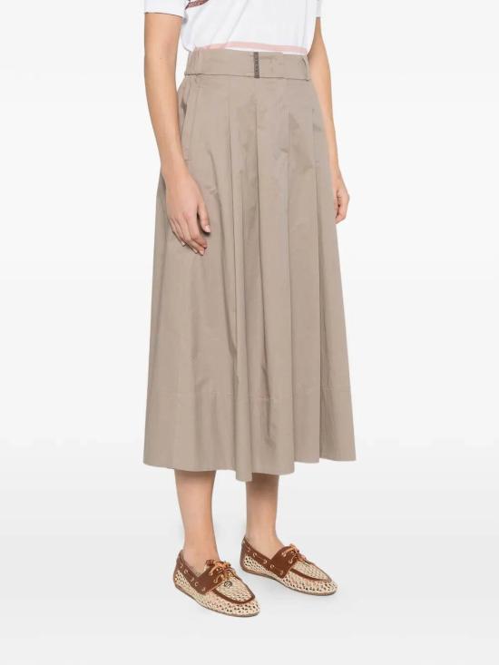 26SS 페세리코 미디 스커트 A0558101979149 Dark Grey - PESERICO