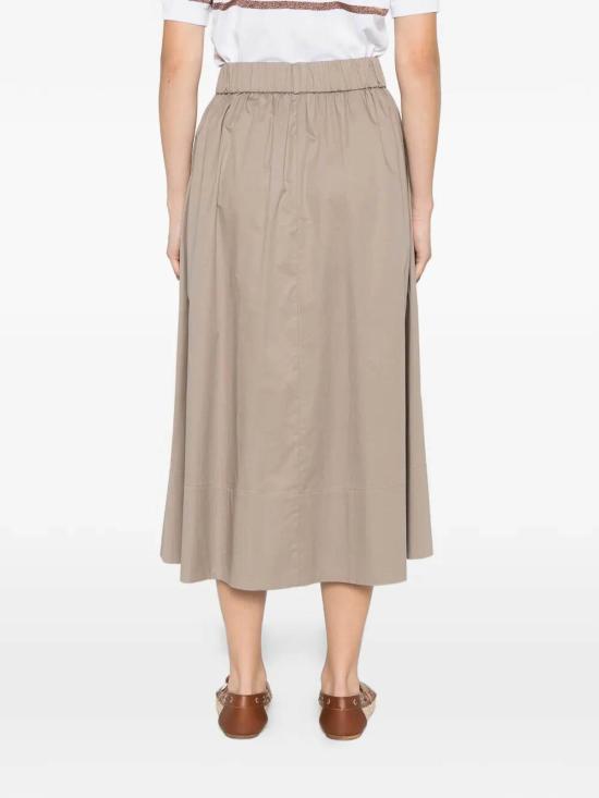 26SS 페세리코 미디 스커트 A0558101979149 Dark Grey - PESERICO