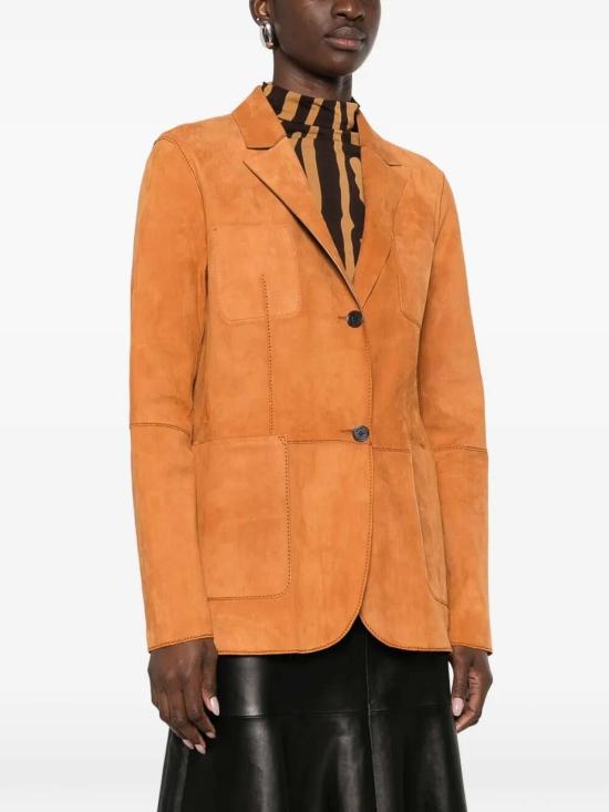 26SS 데사 가죽 자켓 K14929CANNELLACARAMEL Beige - DESA