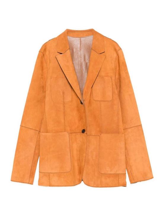 26SS 데사 가죽 자켓 K14929CANNELLACARAMEL Beige