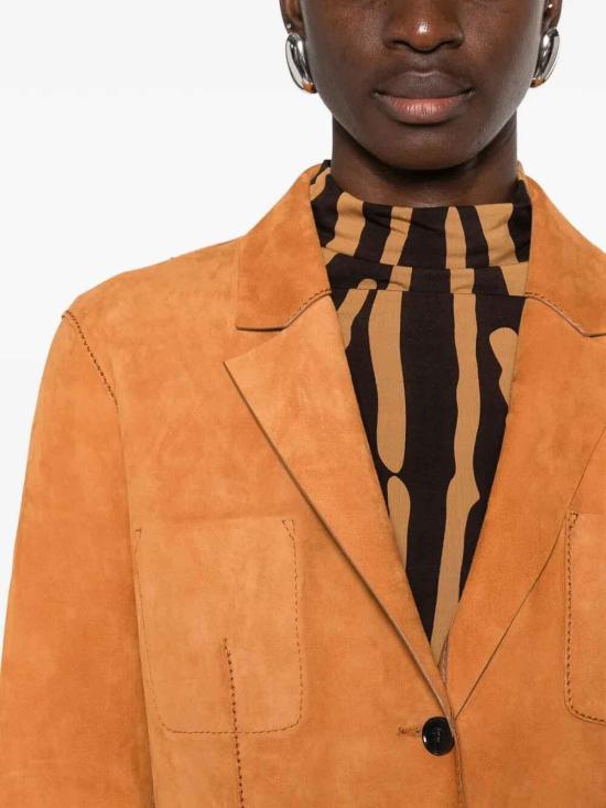 26SS 데사 가죽 자켓 K14929CANNELLACARAMEL Beige - DESA