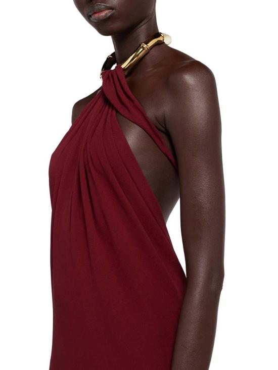 25SS 구찌 미디 스커트 830225ZASSJ6052 Red - GUCCI