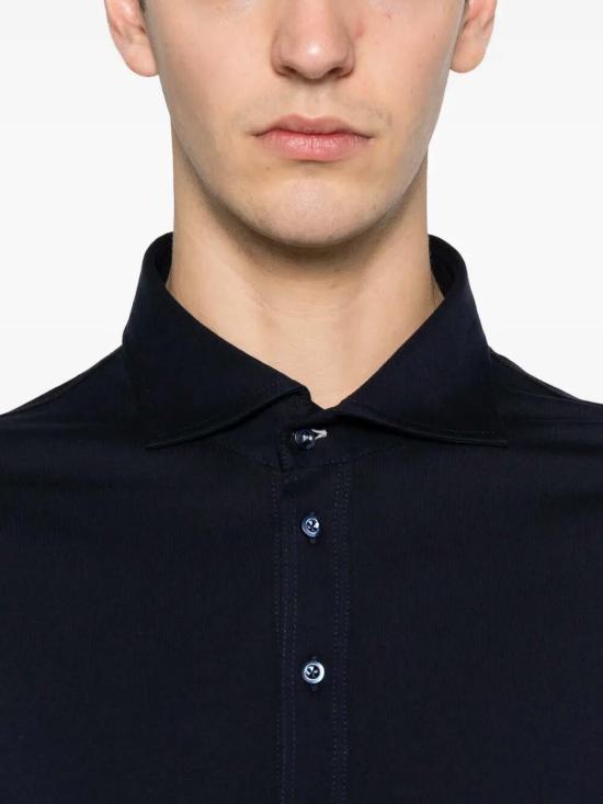 26SS 브루넬로 쿠치넬리 폴로 티셔츠 M0B133915C6134 Blue - BRUNELLO CUCINELLI