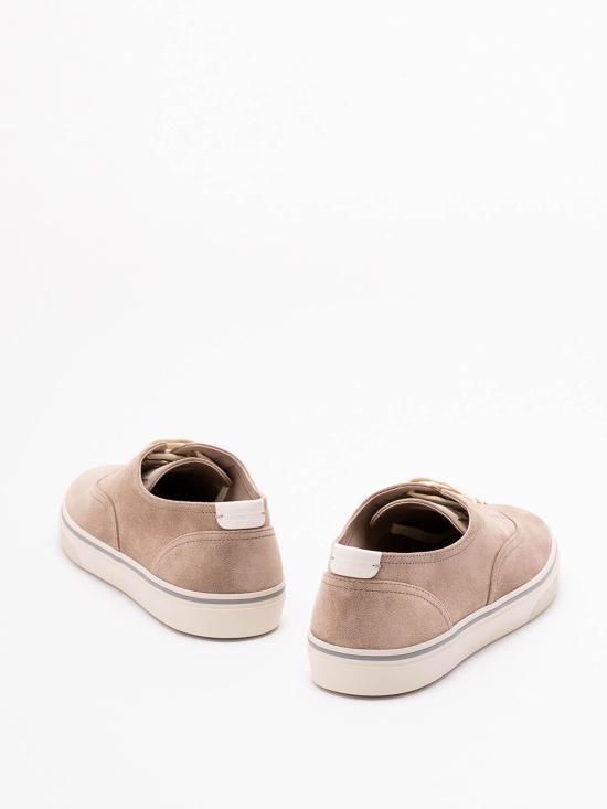 26SS 브루넬로 쿠치넬리 리버스 카프스킨 스니커즈 MZUPIGZ334CMZ39 Grey - BRUNELLO CUCINELLI