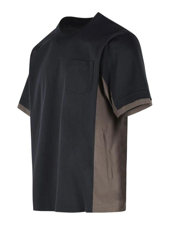 26SS 사카이 반팔 티셔츠 2603955M234 Dark Blue - SACAI