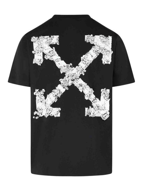 26SS 오프화이트 반팔 티셔츠 44MAA027S26J007001 Black - OFF WHITE