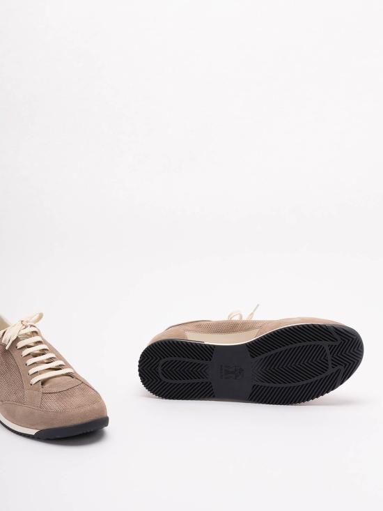 26SS 브루넬로 쿠치넬리 스니커즈 MZUQHGA348CRJ89 Grey - BRUNELLO CUCINELLI