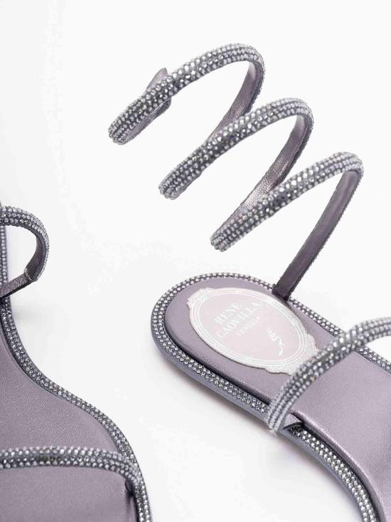 26SS 르네 카오빌라 샌들 C12732010RN01Y358 Silver - RENE CAOVILLA