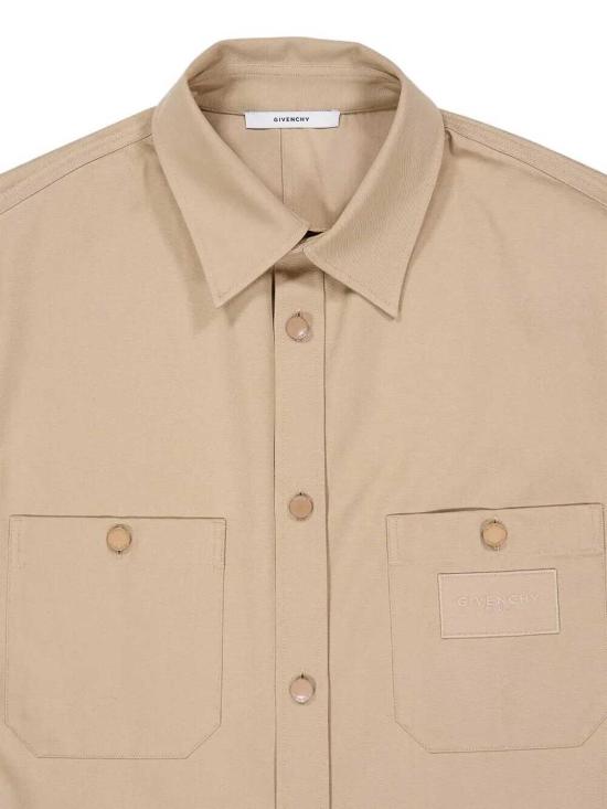 26SS 지방시 반팔 셔츠 BM618315XZ250 Beige - GIVENCHY