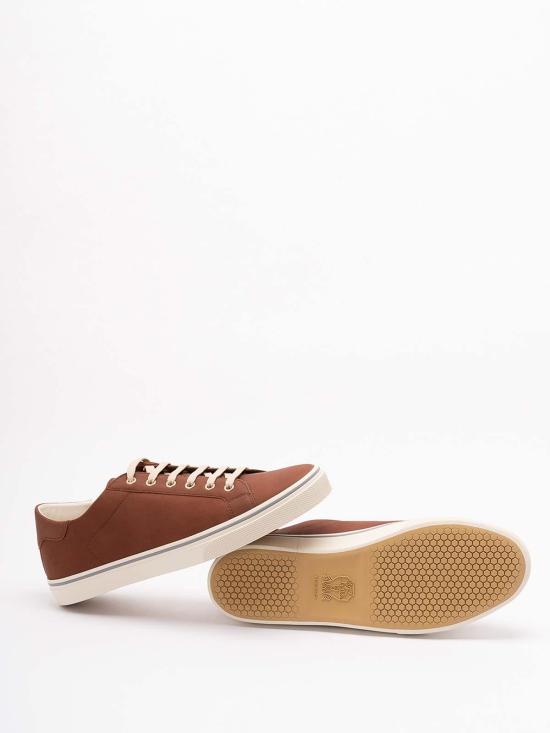 26SS 브루넬로 쿠치넬리 스니커즈 MZUSNUZ341C8207 Brown - BRUNELLO CUCINELLI