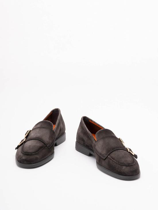 26SS 산토니 로퍼 MGAR19006PLUSEAAG93 Grey - SANTONI