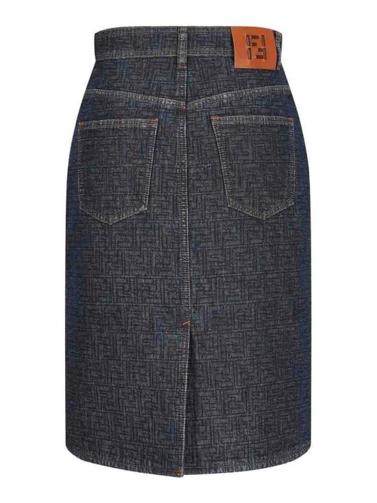 26SS 펜디 미디 스커트 FLQ604AW82F1UKI Denim - FENDI
