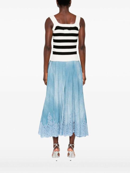 26SS 에르마노 설비노 민소매 티셔츠 D485L300IFDA4802 White - ERMANNO SCERVINO