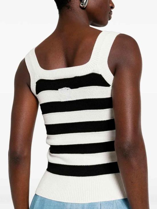 26SS 에르마노 설비노 민소매 티셔츠 D485L300IFDA4802 White - ERMANNO SCERVINO