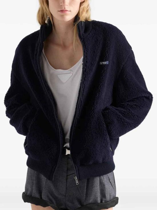 26SS 프라다 봄버 자켓 29234317VASOOOF0124 Dark Blue - PRADA