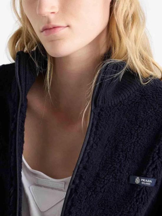 26SS 프라다 봄버 자켓 29234317VASOOOF0124 Dark Blue - PRADA