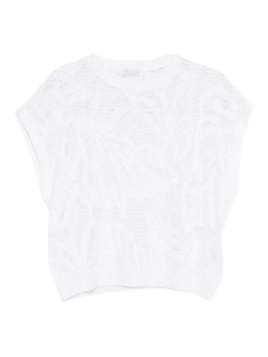 26SS 브루넬로 쿠치넬리 베스트 MDT771010C159 White