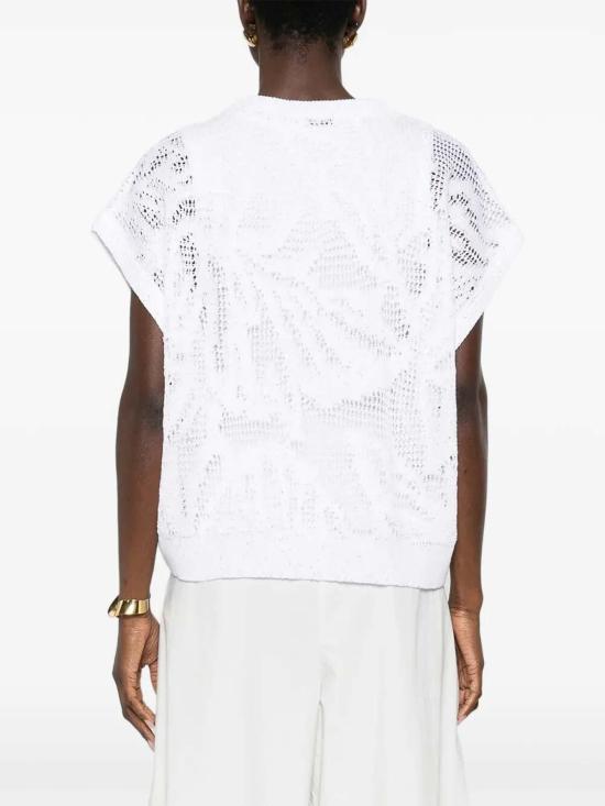 26SS 브루넬로 쿠치넬리 베스트 MDT771010C159 White - BRUNELLO CUCINELLI