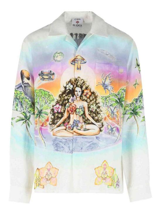 26SS 카사블랑카 긴팔 셔츠 MSS26SH00605 White