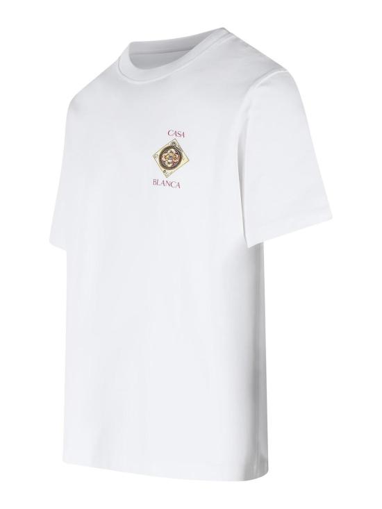 26SS 카사블랑카 반팔 티셔츠 MSS26JTS00102 White - CASABLANCA