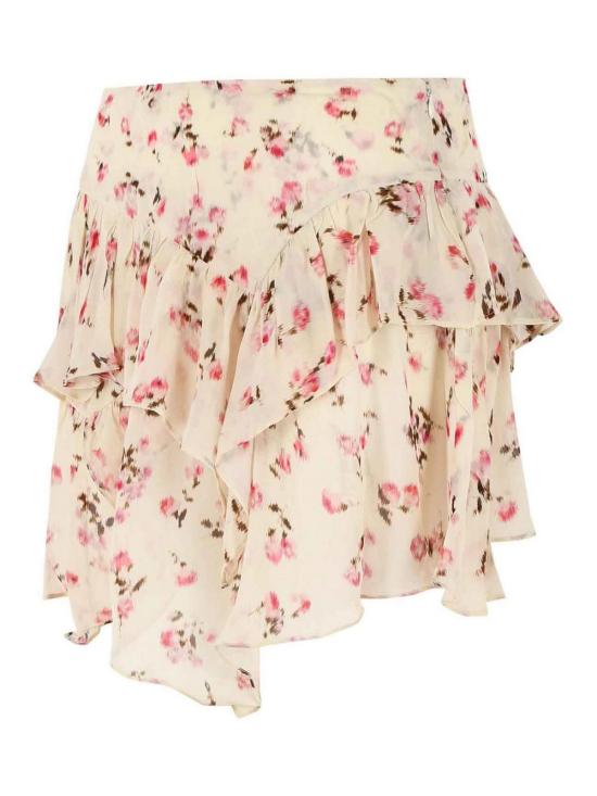 26SS 이자벨마랑 미디 스커트 JU0486FAD1J08E90BE Beige - ISABEL MARANT