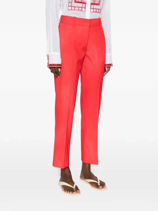 26SS 에르마노 설비노 스트레이트 팬츠 D486P300EMYS4805 Red - ERMANNO SCERVINO