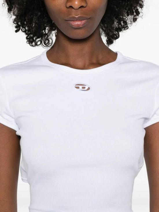 26SS 디젤 반팔 티셔츠 A211970EJAI100 White - DIESEL