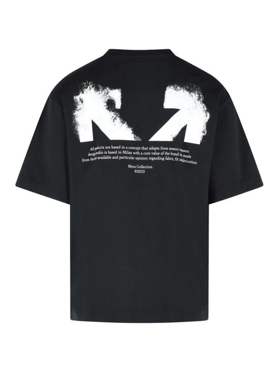 26SS 오프화이트 반팔 티셔츠 44MAA120S26J008001 Black - OFF WHITE