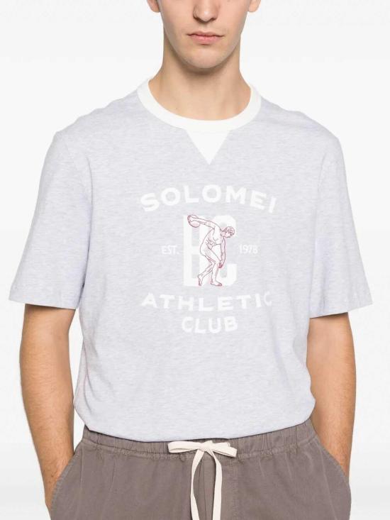 26SS 브루넬로 쿠치넬리 반팔 티셔츠 M0B131001GCPW85 Grey - BRUNELLO CUCINELLI