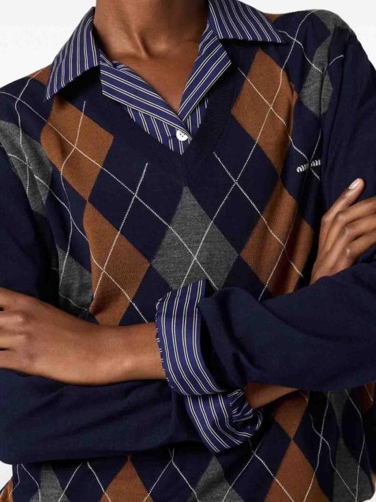 25FW 미우미우 스웨터 MMLB67174CSOOOF0008 Light Beige - MIU MIU