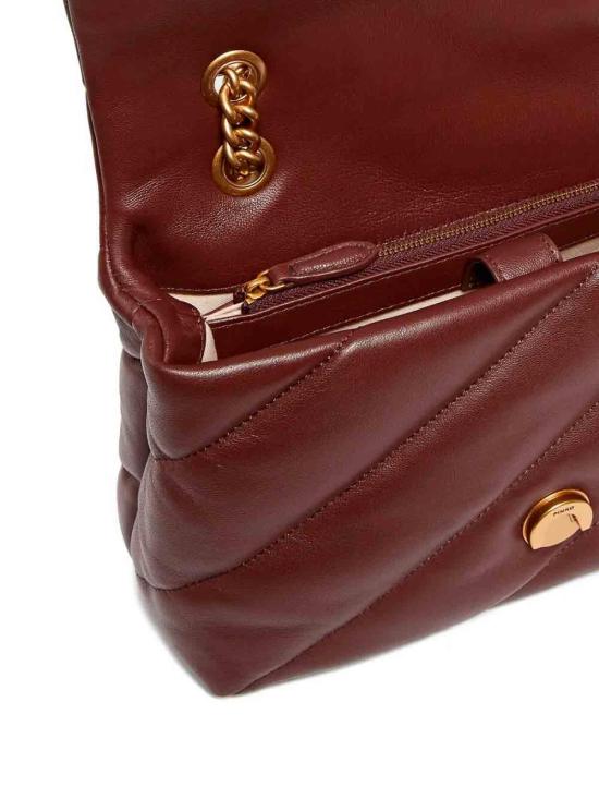 26SS 핑코 토트백 100038A0F2R49Q Burgundy - PINKO